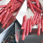 Semi-Automatic 12/14 Head Multihead Weigher Packaging Machine Cured Sausage