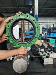 SS316 Pneumatic Butterfly Valve Air Operated Marine Service Seawater ABS