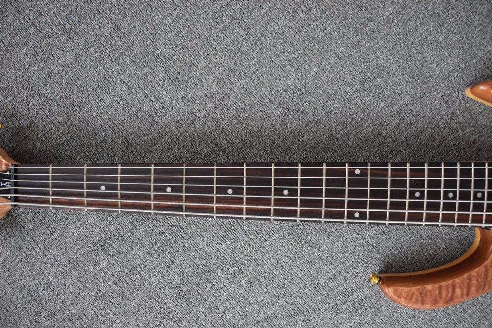 5 string bass guitar Smith bass bass Bolt on neck Custom for buyer with maple neck and black inlay