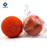 Orange Medium Soft Concrete Pump Pipe Cleaning Ball DN125
