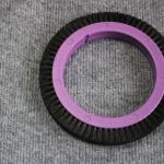 Stenter Finishing Machinery Parts Stentex Brush Wheel 122mm Dia Black Bristle