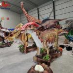 Realistic Animatronic Parasaurolophus Dinosaur Jurassic Amusement Park Dinosaur
