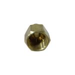 Brass Gas Connector for Stovetop Natural Gas Pipe Threaded Straight Fitting