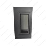 Double Glazed Aluminum Folding Window Tempered Impact Resistant Commercial