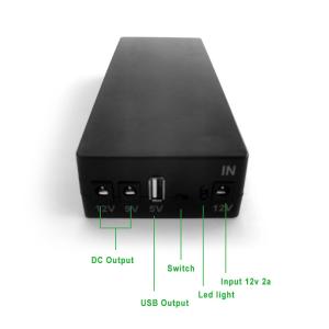 Quality DC Mini UPS 12V Backup Power Supply Dc 5v 9v 12v Ups For Wifi Router 5600mah 10400mah 20000mah wholesale