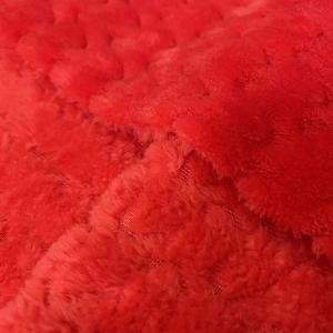 Quality 340gsm 100 Polyester Fleece Fabric Bedding Blanket Shoes wholesale