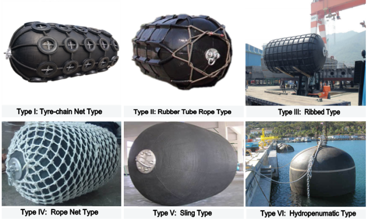 Yokohama Type Marine Ship Factory Directly Supply Pneumatic Rubber Fenders