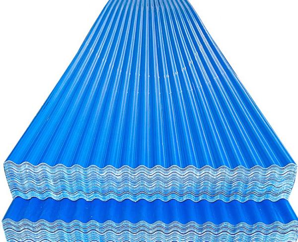Color Stable Light Weight Plastic Roof Tiles 1.3mm Long Lifespan For Station