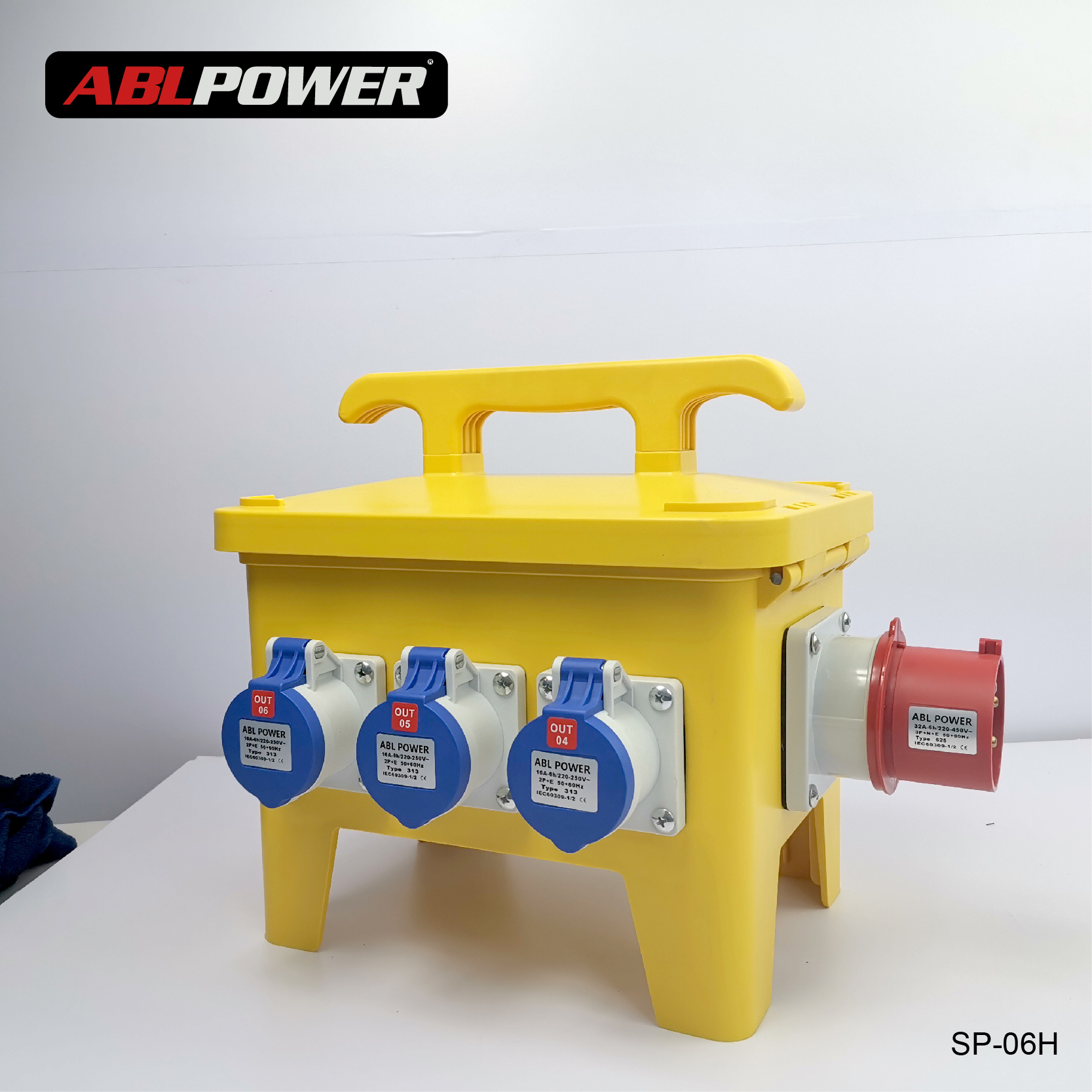 Outdoor 6 Channels Ip65 32A Waterproof Electrical Plug Box