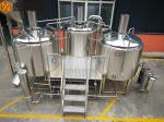 Steam Heated brewhouse Equipment 1000L Rock Wool / PU Foam Insulation