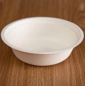 Quality Biodegradable Sugarcane Compostable Bagasse Bowls Disposable 500ml wholesale
