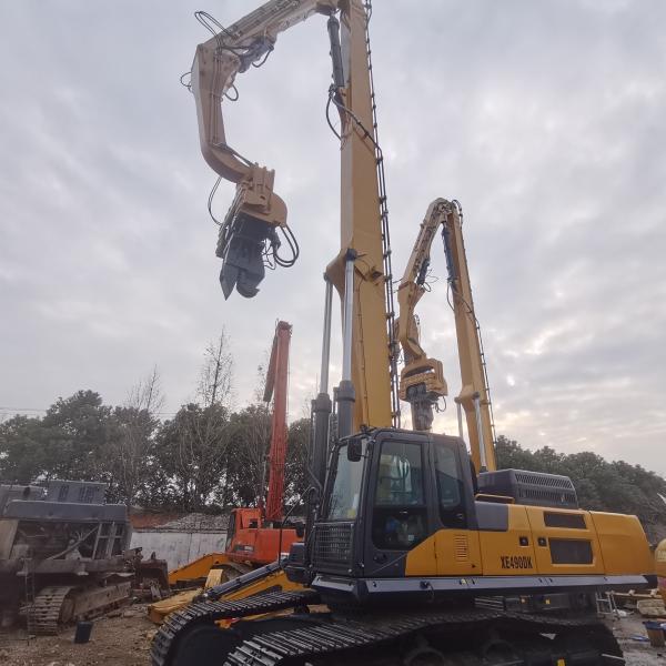 24M Sea Side Sheet Pile Driving Equipment 3200rpm Sheet Pile Installation