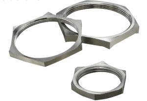 Quality EMC Locknut Cable Gland Accessories IP54 With Electrical Fittings wholesale