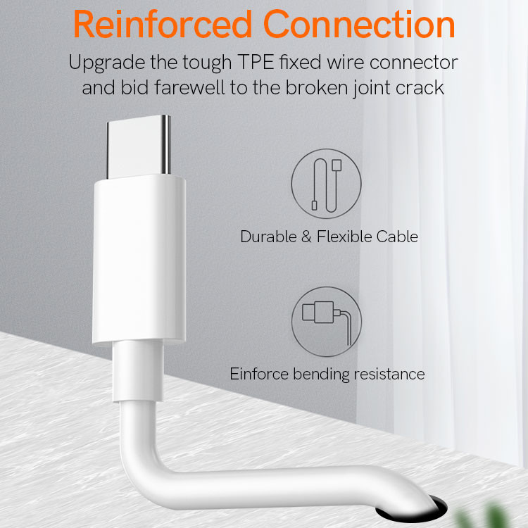Round OEM 1M USB 3.0 To USB C Cable Charging Cable For Android