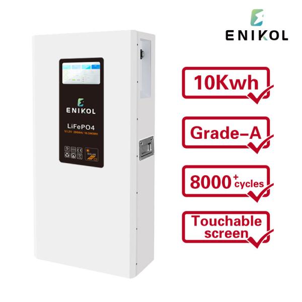 51.2v 5kwh 10kwh 15kwh Lithium Wall Mounted Lifepo4 Battery Powerwall With