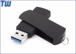 Quality Rotating Metal Cover USB 3.0 Flash Drives ABS Body Free Key Ring wholesale