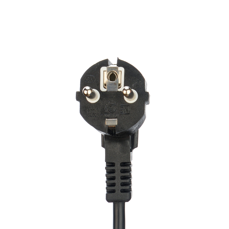 Electrical Plug Black Kema-keur Cable H05vv-f 3 Prong Extension Cord for Travel Cooker With Open End Customized Solution