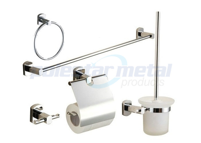 Hotel Bathroom Hardware Accessories 18" Polished Chrome Polished Brass Towel Bar