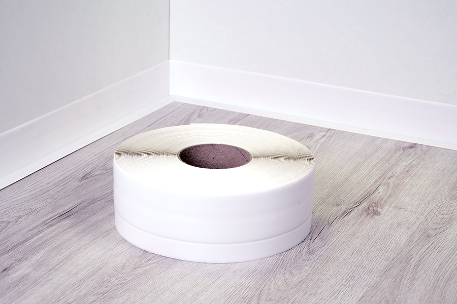 Extrusion Processing Service Vinyl PVC Skirting Board for Sturdy Wall Protection