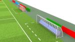 12 Seats Subs Bench Shelter For School Stadium Football Club