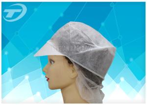 Quality Women SPP Snood Disposable Surgical Caps With Peak And Hairnet wholesale