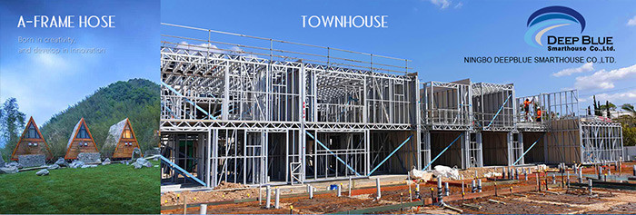 Fireproof Light Steel Frame Metal Prefab Car Shed With Steel Sheet Cladding Park home