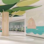 No Formaldehyde PET Decorative Acoustic Panels for Child Hospital Aesthetic