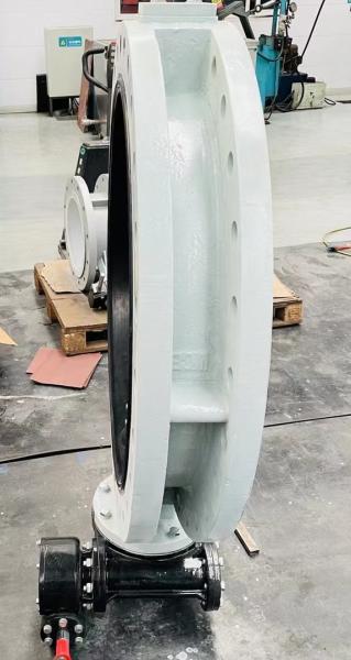 PN16 Water Oil Liquid Pneumatic Butterfly Valve Fully Lug Type Standard