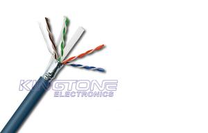 Quality SFTP CAT6 Network Cable 4 Pairs 23 AWG Solid Bare Copper PVC Jacket wholesale