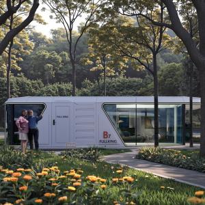 Quality Polyurethane Panel Insulation Prefab Capsule House 28㎡ A Cozy Experience Of Idyllic Living wholesale