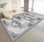 Simple Drawing Style TPR Loop Velvet Living Room Floor Carpet Special Style