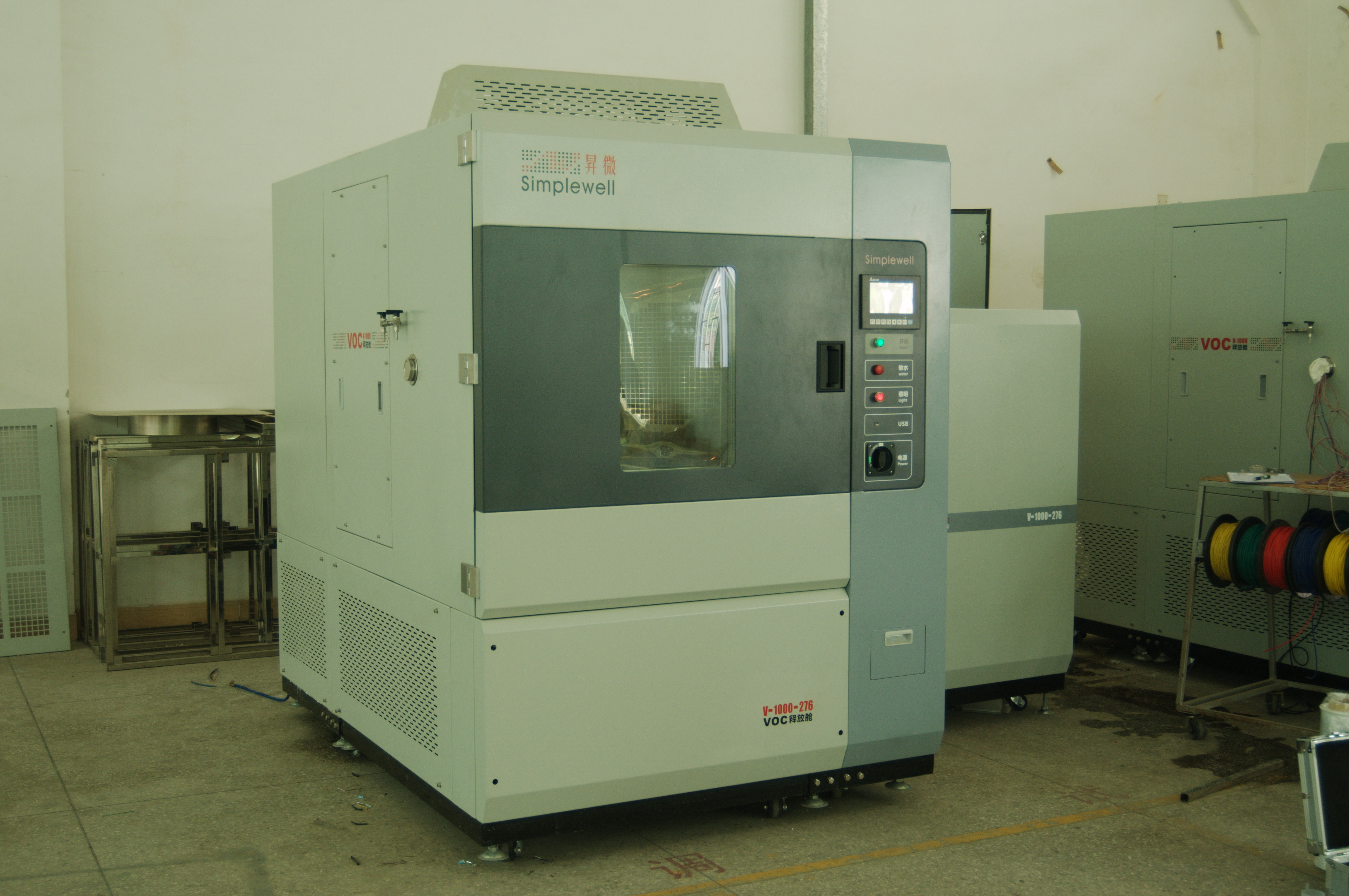 VOC emission testing cabinet, VOC emission test equipment, furniture, decoration, and construction materials VOC testing
