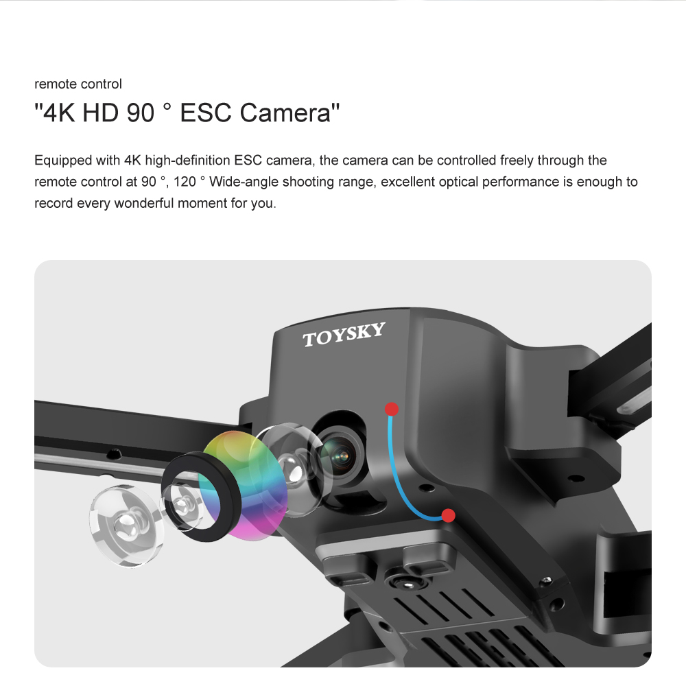 S176 RC Drone with Camera 4K Drone Dual Camera RC Drone WiFi FPV Gesture Photo/Video Optical Flow Positioning Headless