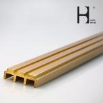 C3771 Anti Slip Edge For Stairs , Wear Resistant Brass Step Nosing