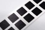 8mmx8mm 1.5mil Black Matte High Temperature Resistant Polyimide Label