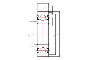 Quality Precision Deep Groove Ball Bearings(EMQ Bearings) 60/22 ZZ wholesale