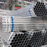 DX53D Galvanised Irrigation Pipes Zinc Coated 6m Galvanised Round Tube