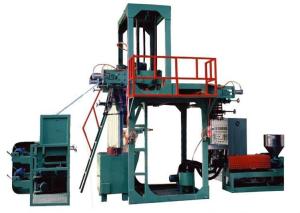 Quality PVC Hot Shrink Blown Film Extrusion Line , Plastic Film Making Machine wholesale
