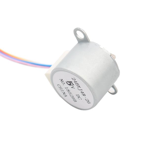 11.25 Degree 100Ω 2 Phase Permanent Magnet Dc Motor , 1/64 Ratio 5v DC Stepper