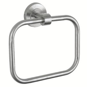 Quality Modern Square Bathroom Towel Rings Sus 304 Stainless Steel Bathroom Hanger Wall Mount wholesale