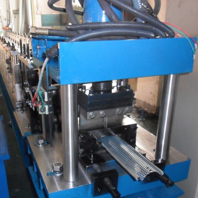 Hydraulic Cutting PLC Control Roll Shutter Door Machine With Cr12 Roller