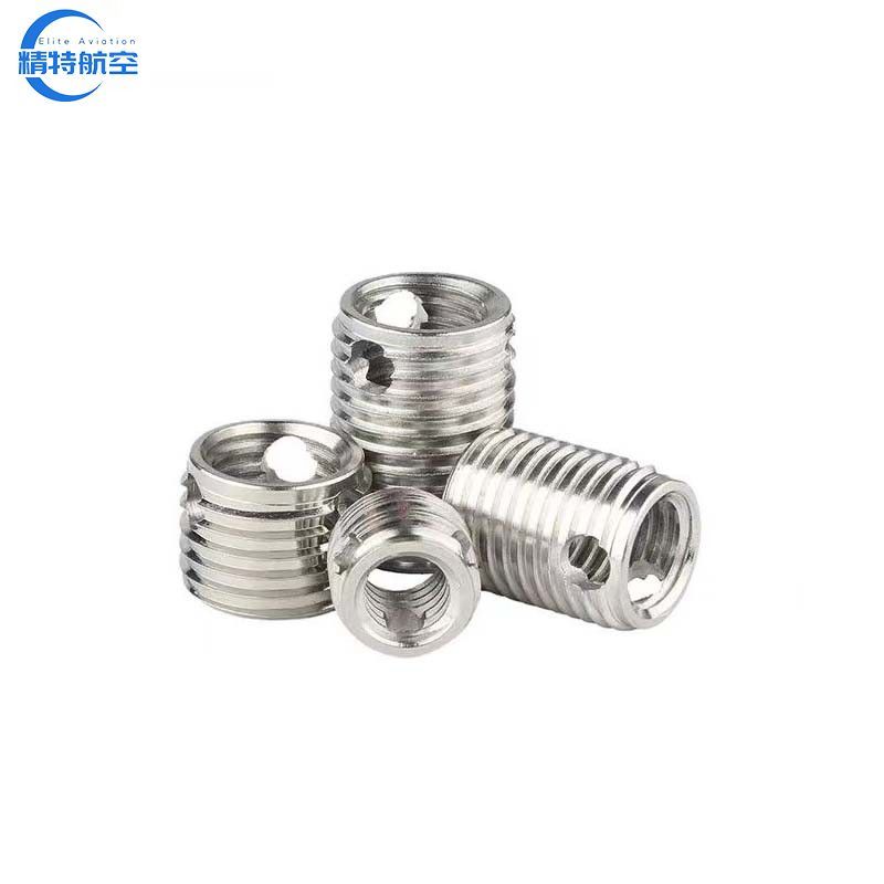 M14 Repair Internal Thread Fastener Self-Tapping Slotted Insert Tangless Coils Screw Threaded Insert