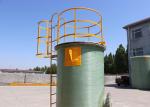 Cylindrical FRP Water Tank Chemical Resistance Wastewater Treatment Storage