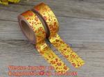 foil tape custom printed decorative washi foil tape,Assorted Designs Christmas