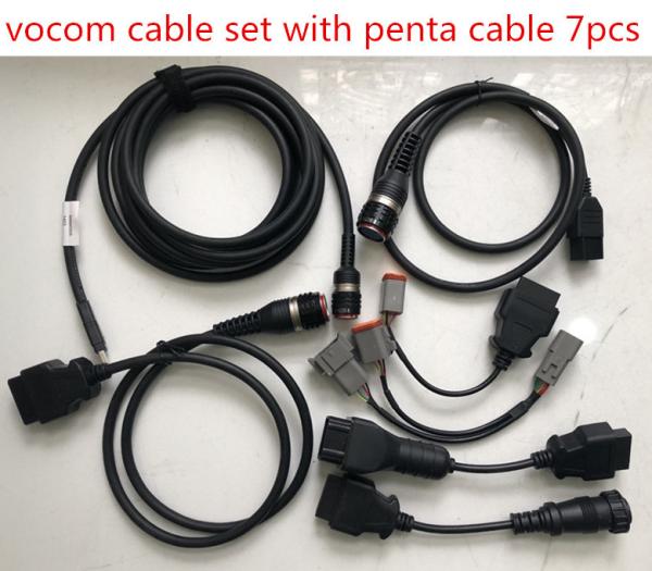 Vocom whole Set Cable 88890304 88890305 88890306 with Penta Cable used for Vocom