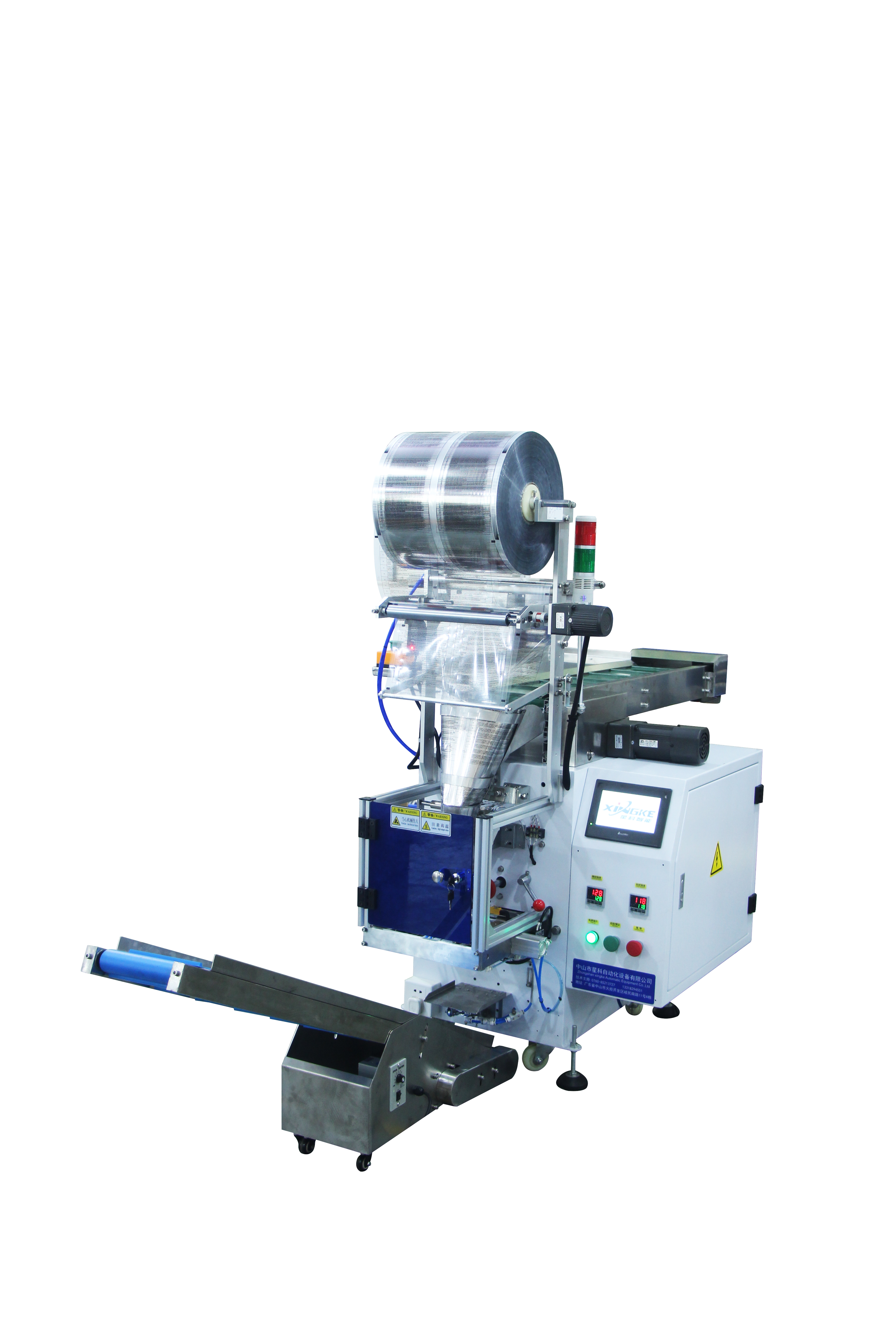 Semi-Auto Equipment Manual Feeding Candy Nuts Film Pouch Counting Sealing Packaging Machine