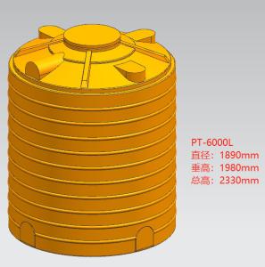 Quality 74''X77''X91'' Rota Moulding Tanks Six Thousand Liters wholesale