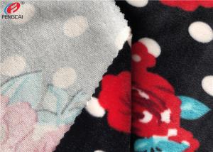 Quality Super Soft Polyester Microfiber Spandex Velvet Fabric / Minky Plush Fabric wholesale