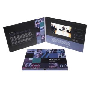 128MB Memory LCD Promotional Video Card With Rechargeable Battery