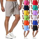 Polyester Men Running Shorts Beach Jogger Swimwear Pants Breathable